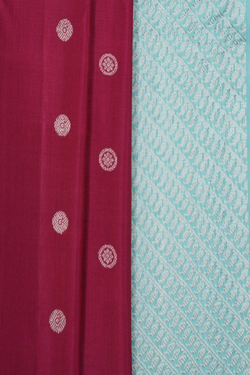 Image of Gadwal Silk Pink Saree